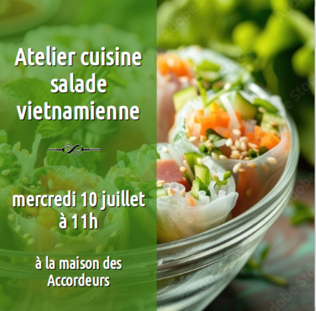 Atelier cuisine Salade vietnamienne