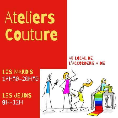 Les ateliers de couture des mardis et jeudis