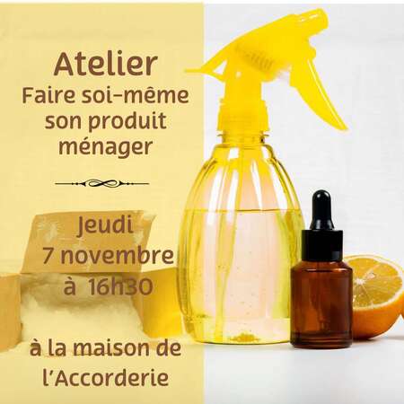 Atelier Faire soi-même son produit ménager