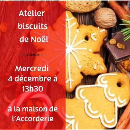 Atelier biscuits de Noël