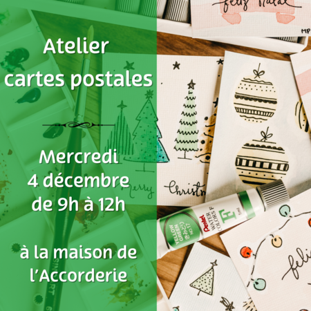 Atelier cartes postales