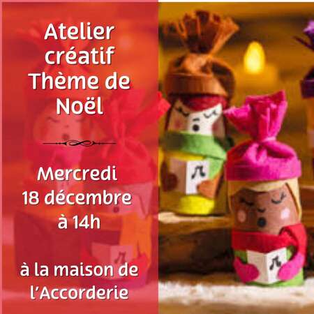 Atelier créatif autour du thème de Noël