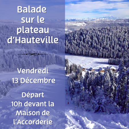 Balade sur le plateau d'Hauteville