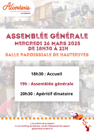 Assemblée générale de l'Accorderie